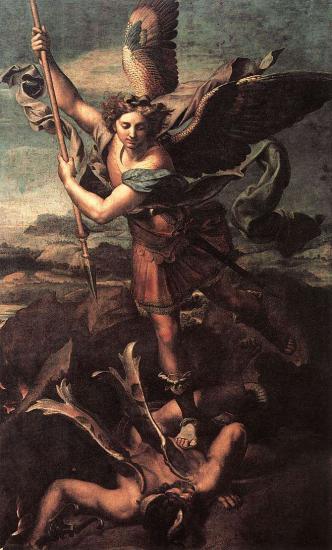 RAFFAELLO-St Michael and the Satan